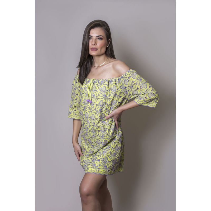 Vestido Lírio Pompom