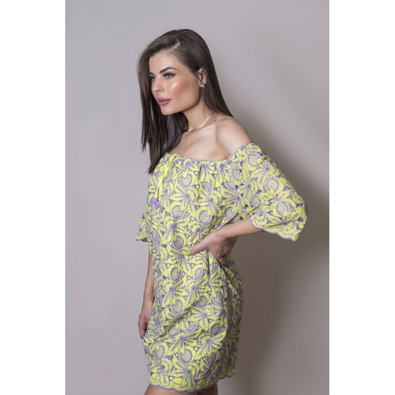 Vestido Lírio Pompom