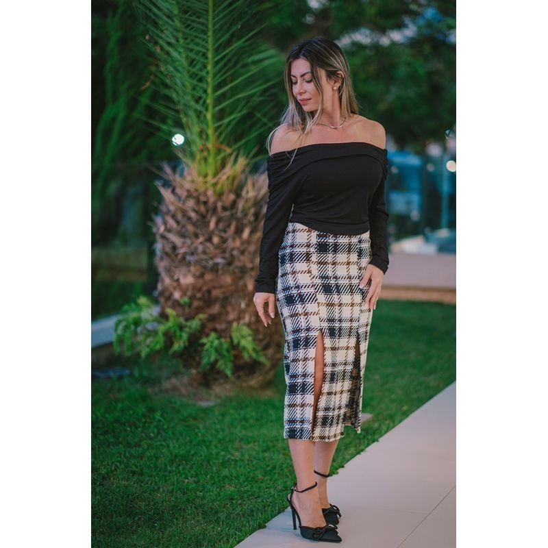 Saia Longa Tweed