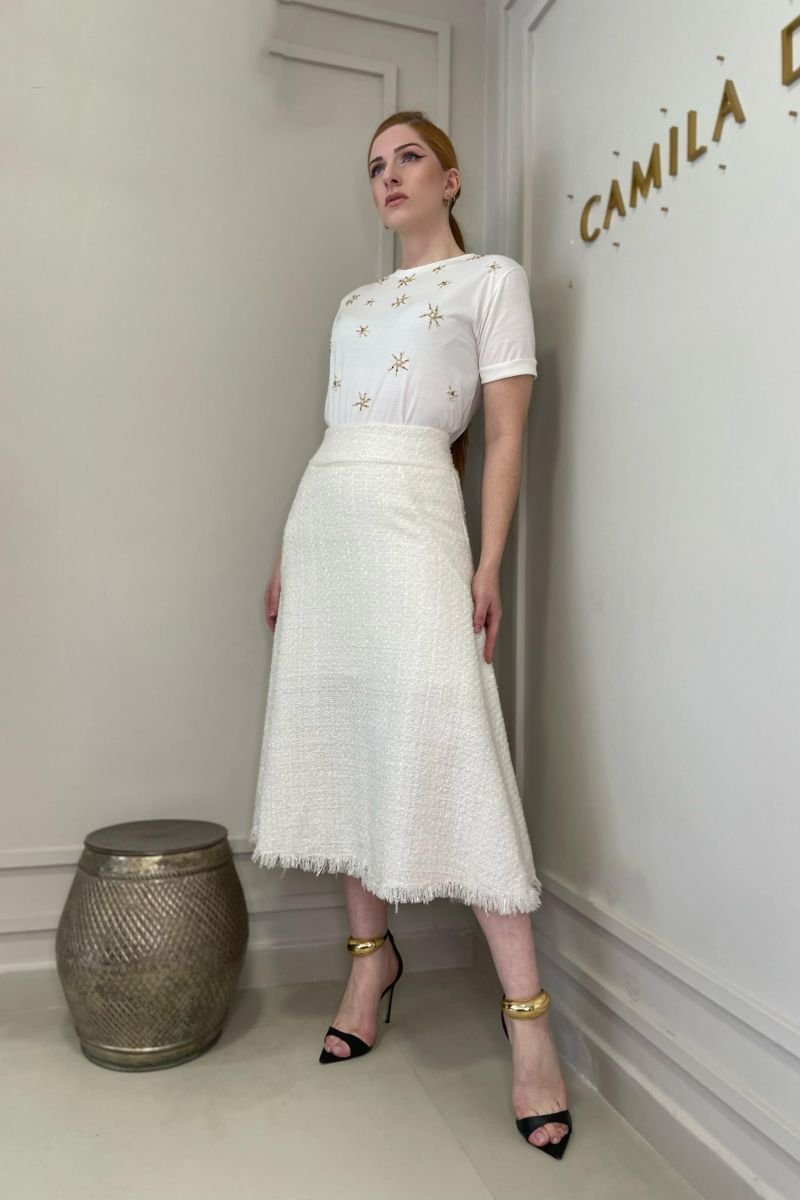 Saia Midi Tweed Opus
