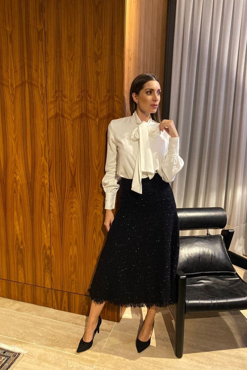 Saia Midi Tweed Opus