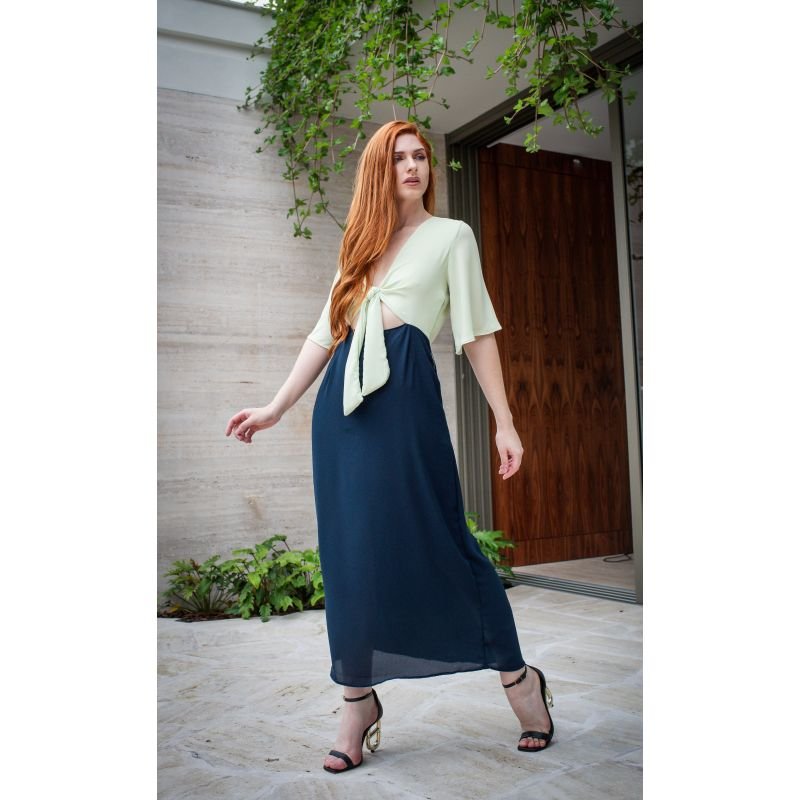 Vestido Di Luna Longo