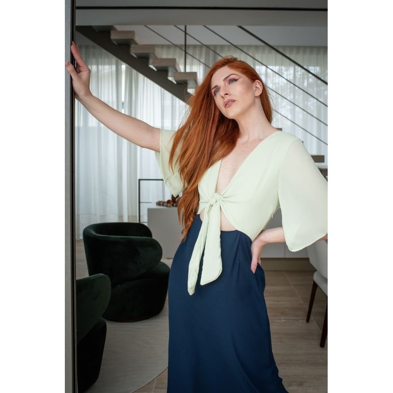 Vestido Di Luna Longo